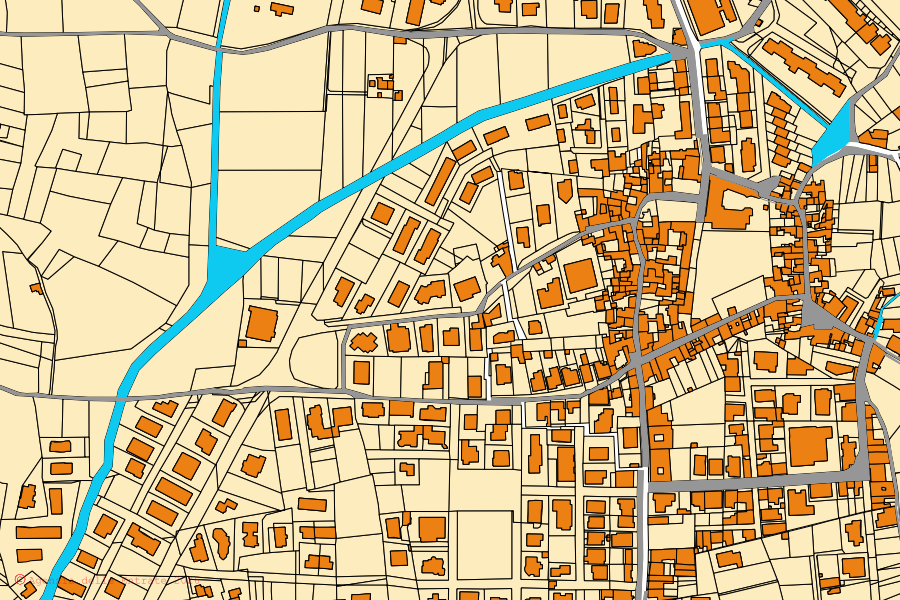 Mappa catastale del centro di Sirignano: particelle e fabbricati, cartografia Agenzia delle Entrate