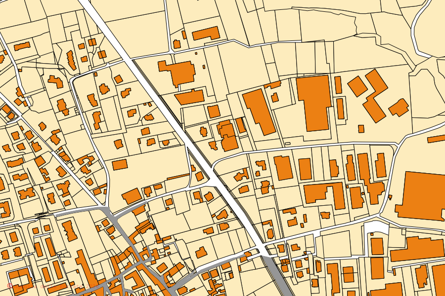 Mappa catastale del centro di Solza: particelle e fabbricati, cartografia Agenzia delle Entrate