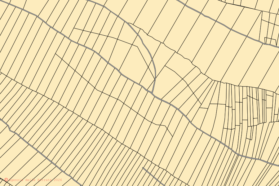 Mappa catastale del centro di Torrazzo: particelle e fabbricati, cartografia Agenzia delle Entrate