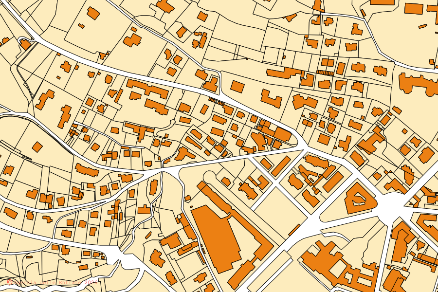 Mappa catastale del centro di Varese: particelle e fabbricati, cartografia Agenzia delle Entrate