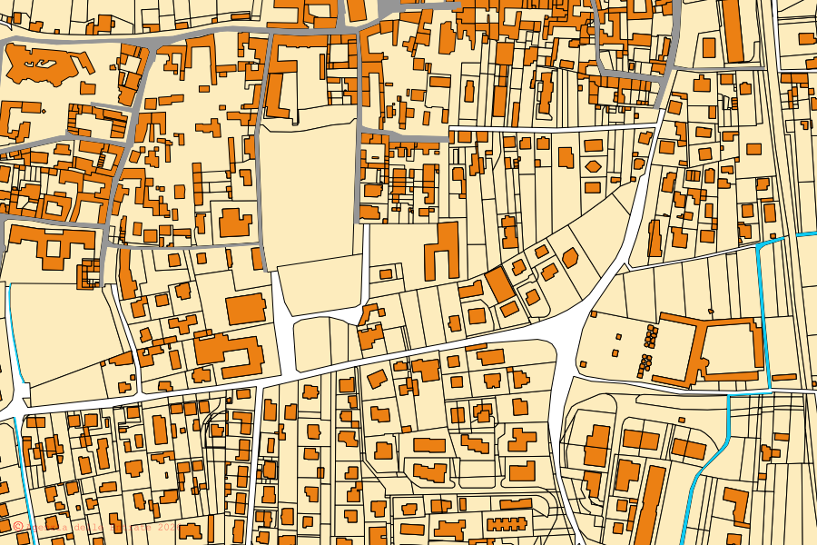 Mappa catastale del centro di Vedano Olona: particelle e fabbricati, cartografia Agenzia delle Entrate
