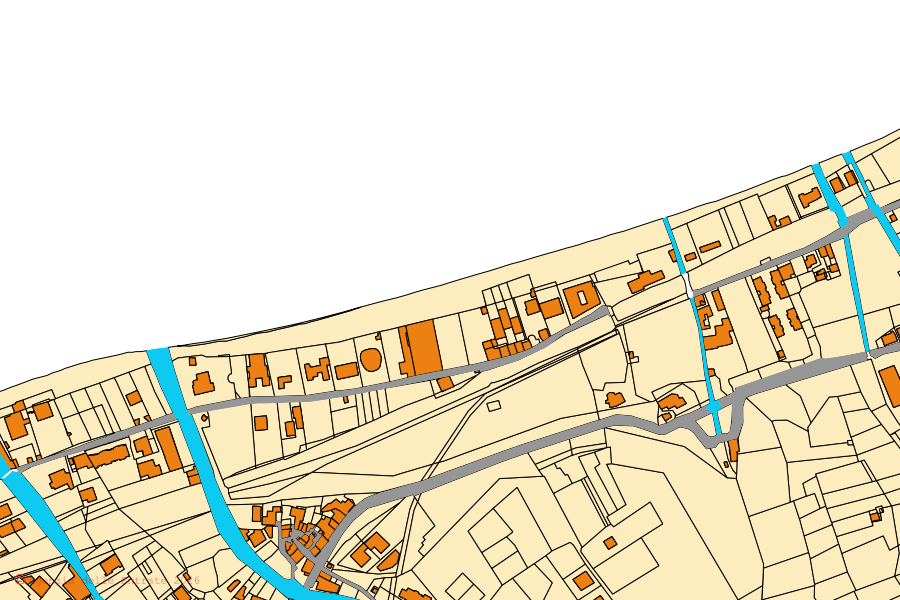 Mappa catastale del centro di Villa San Giovanni: particelle e fabbricati, cartografia Agenzia delle Entrate