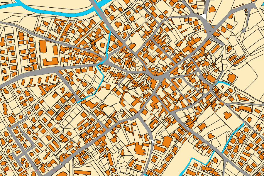 Mappa catastale del centro di Villaspeciosa: particelle e fabbricati, cartografia Agenzia delle Entrate