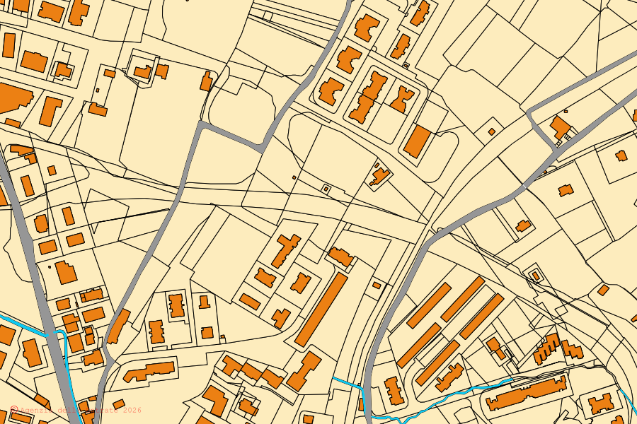 Mappa catastale del centro di Viterbo: particelle e fabbricati, cartografia Agenzia delle Entrate