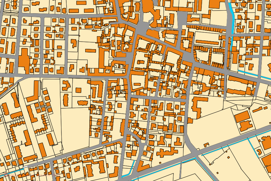 Mappa catastale del centro di Vittuone: particelle e fabbricati, cartografia Agenzia delle Entrate
