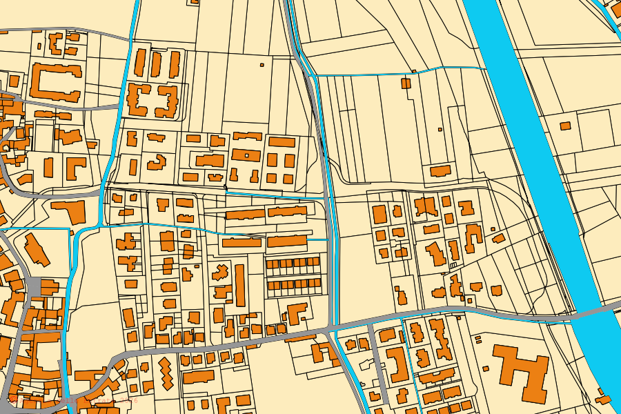 Cadastral map of the centre of Concesio: parcels and buildings, Agenzia delle Entrate cartography