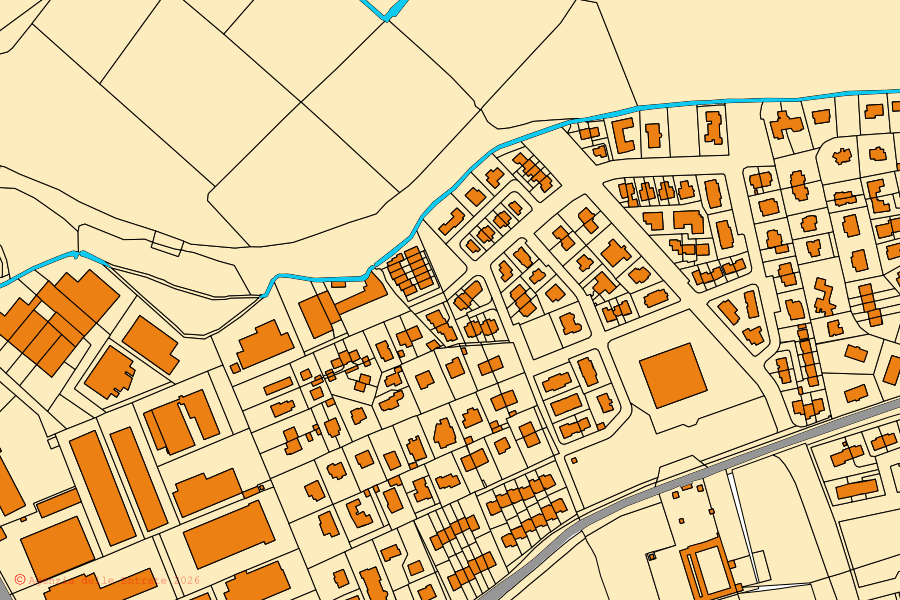 Cadastral map of the centre of Montanaso Lombardo: parcels and buildings, Agenzia delle Entrate cartography