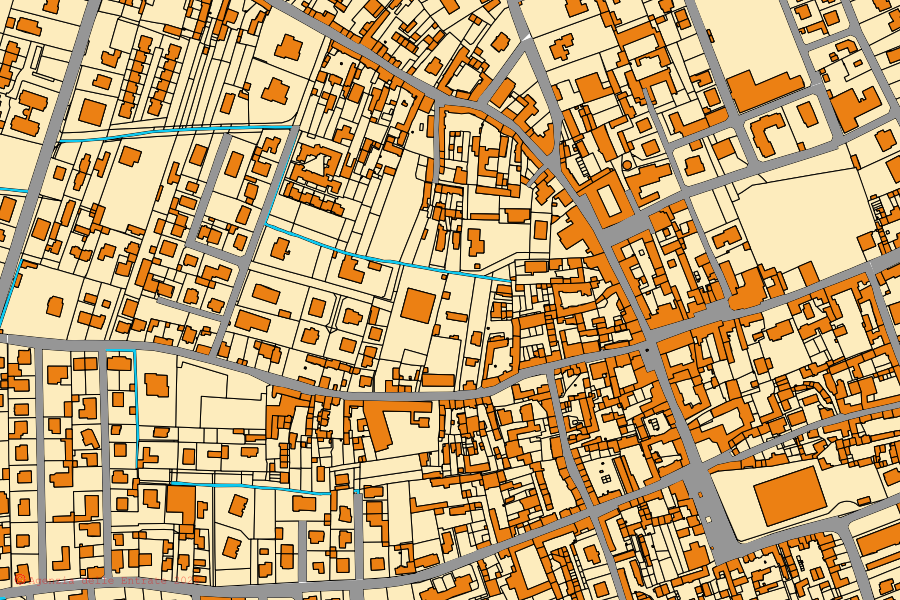 Cadastral map of the centre of Motta Visconti: parcels and buildings, Agenzia delle Entrate cartography