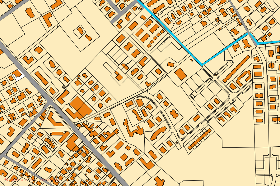 Cadastral map of the centre of Noventa di Piave: parcels and buildings, Agenzia delle Entrate cartography