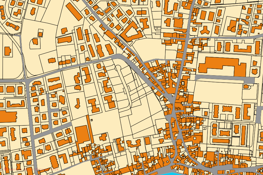 Cadastral map of the centre of Pescantina: parcels and buildings, Agenzia delle Entrate cartography